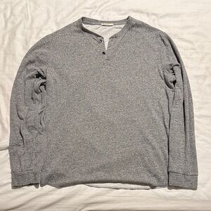 Marine Layer Gray Henley Shirt